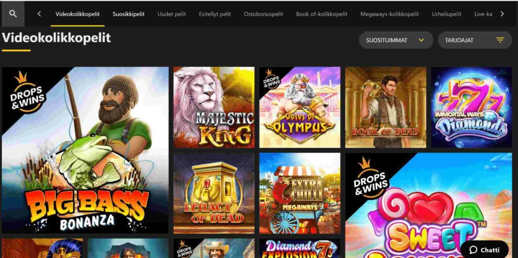 18Bet Casinon etusivu