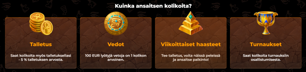 AmunRa muut bonukset