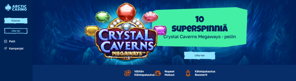 Arctic Casino tervetuliais ilmaiskierrokset