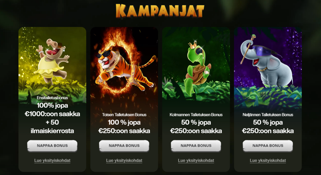 CashWin kampanjat ja muut bonukset