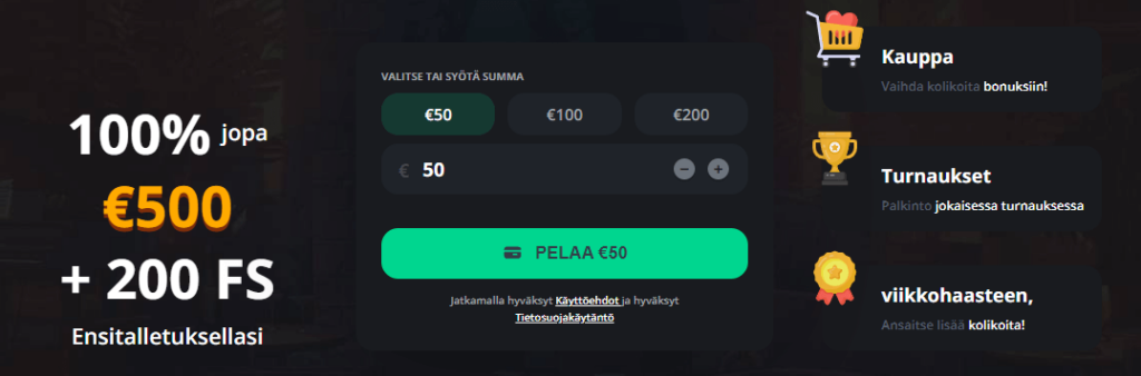 ExciteWin Casino talletusbonus