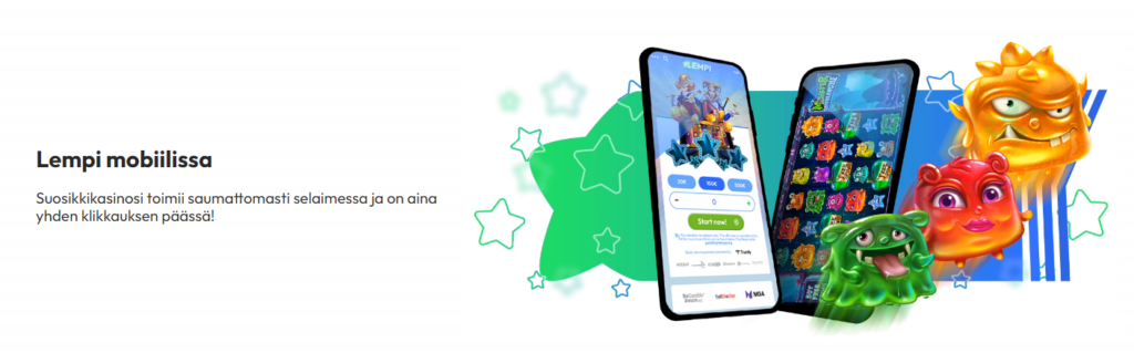 Lempi Kasino ulkoasu