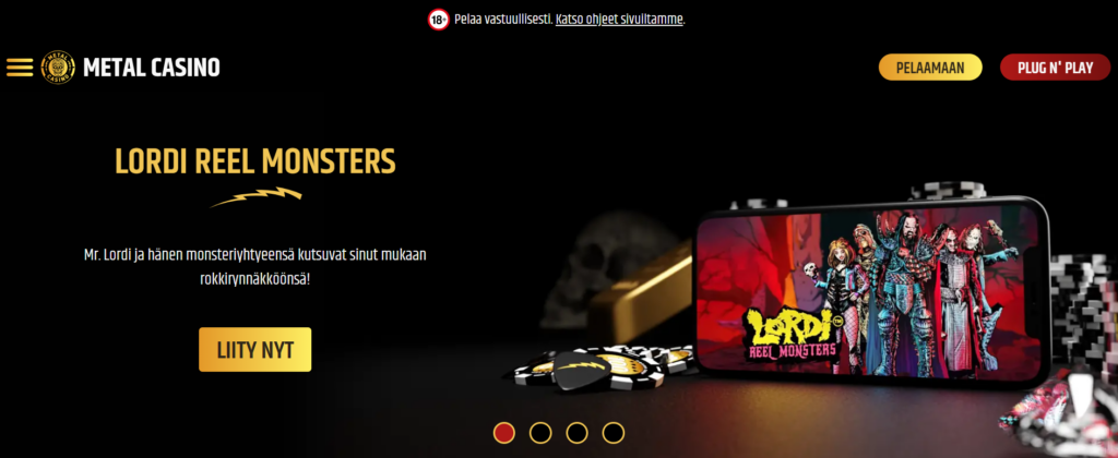 Metal casinon Lordi kolikkopeli