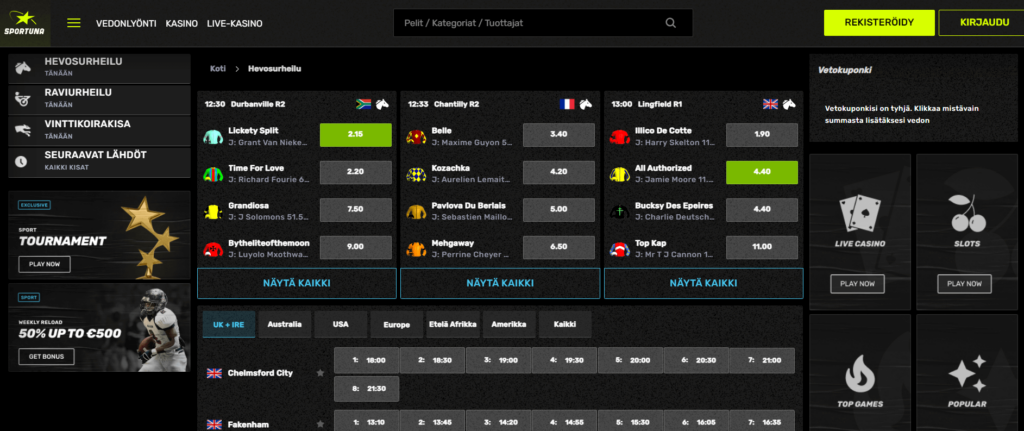 Sportuna hevosurheilu