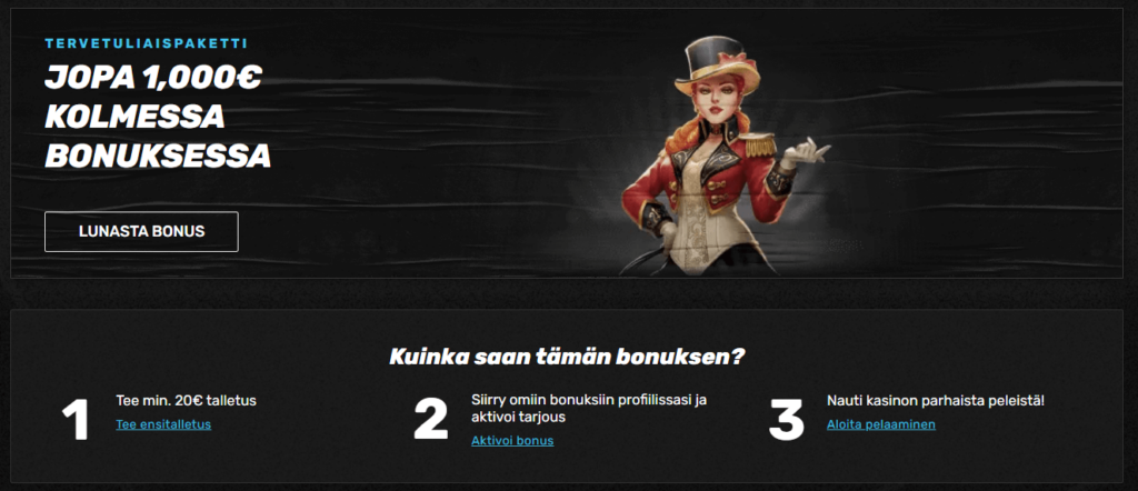 Sportuna tervetuliaisbonus