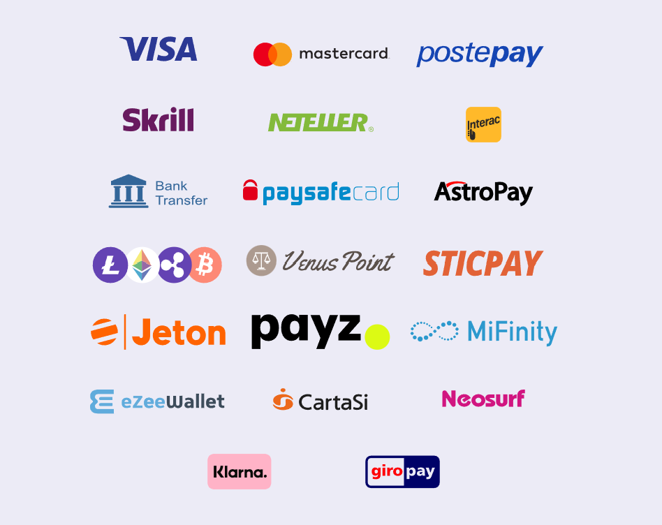 Alf Casinon maksutapoja