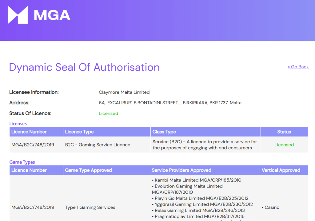 Arctic Casinon lisenssi