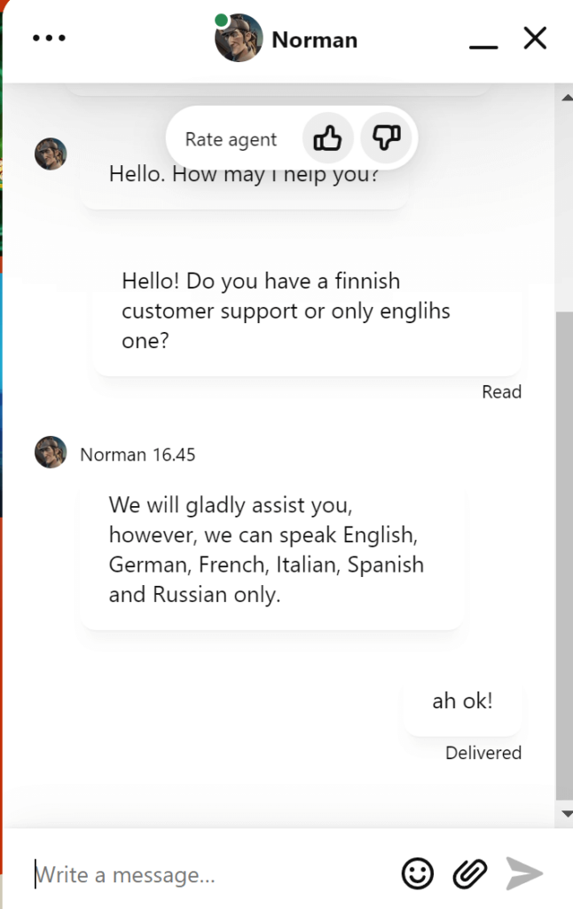 Avalon78 asiakaspalvelu