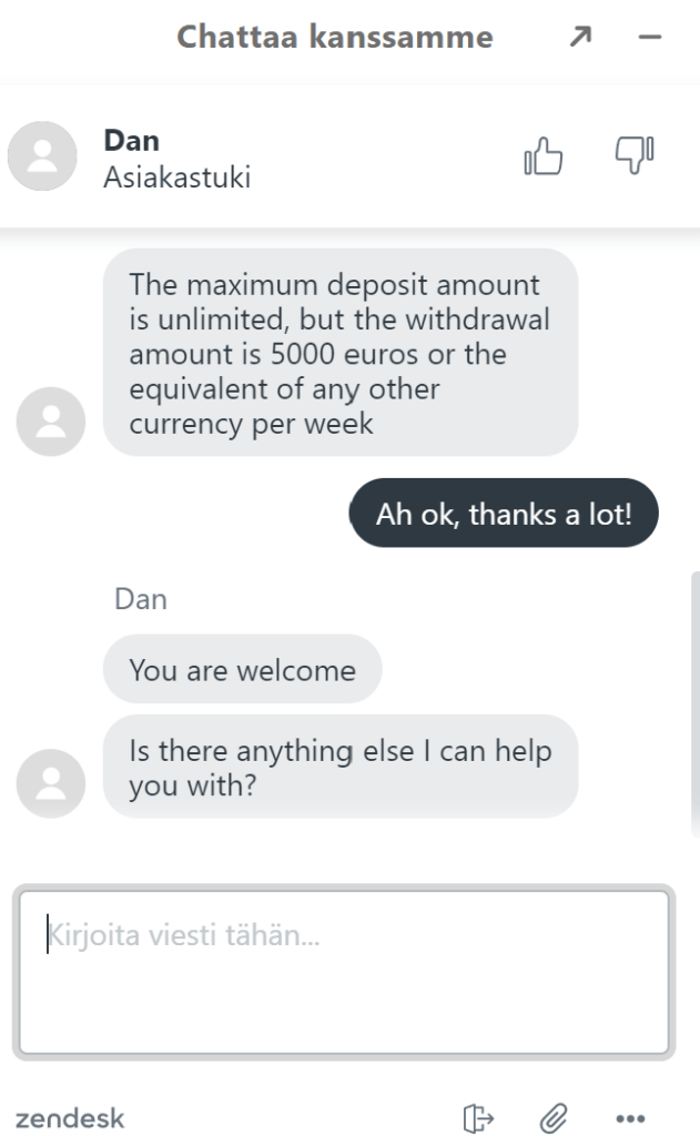 BetGlobal asiakaspalvelu