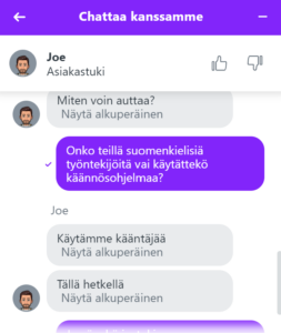 Betkwiff casinon asiakaspalvelu