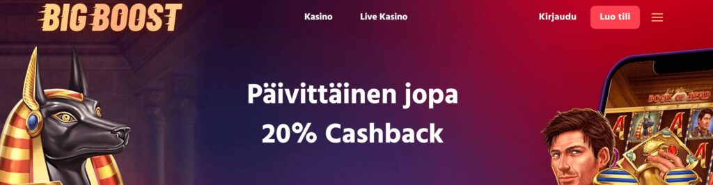 Big Boost käteispalautus