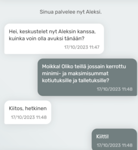 Blackjack Cityn asiakaspalvelu