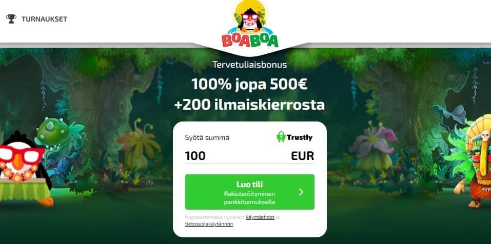 BoaBoa Casino etusivu