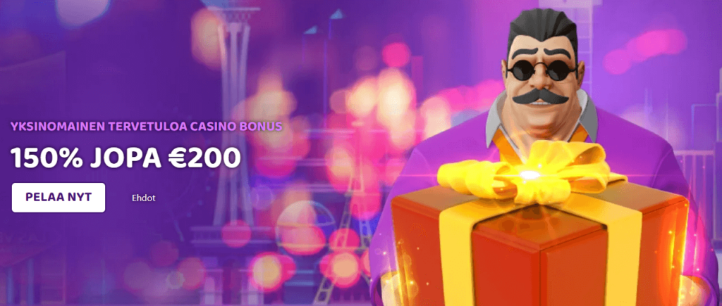 Kasinosedän erikoistarjous bonusbetille