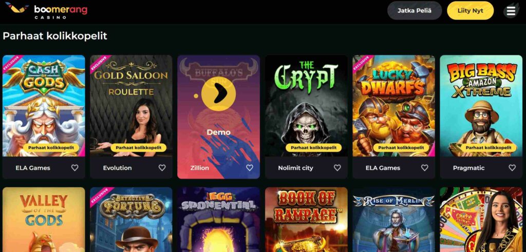 Boomerang Casino pelit