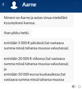 Buusti Kasinon asiakaspalvelu