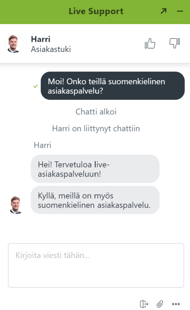 Campobet asiakaspalvelu
