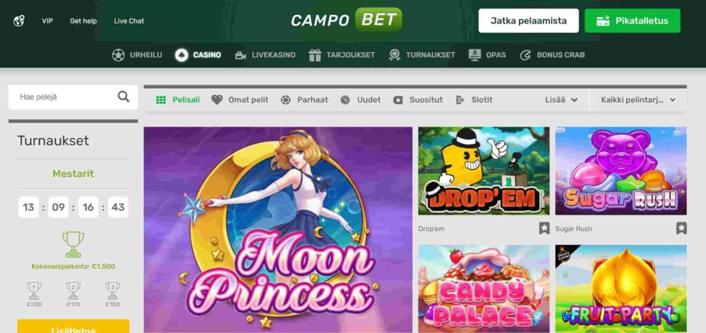 Campobet kolikkopelit