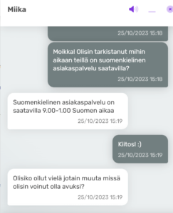 Casilimen asiakaspalvelu