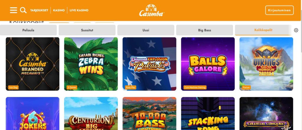 Casimba Casino pelit