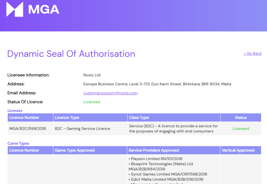 Chipz Casinon lisenssi