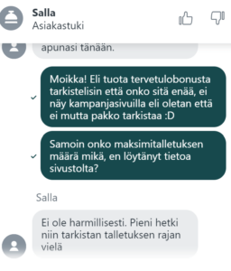 FireSpinin asiakaspalvelu