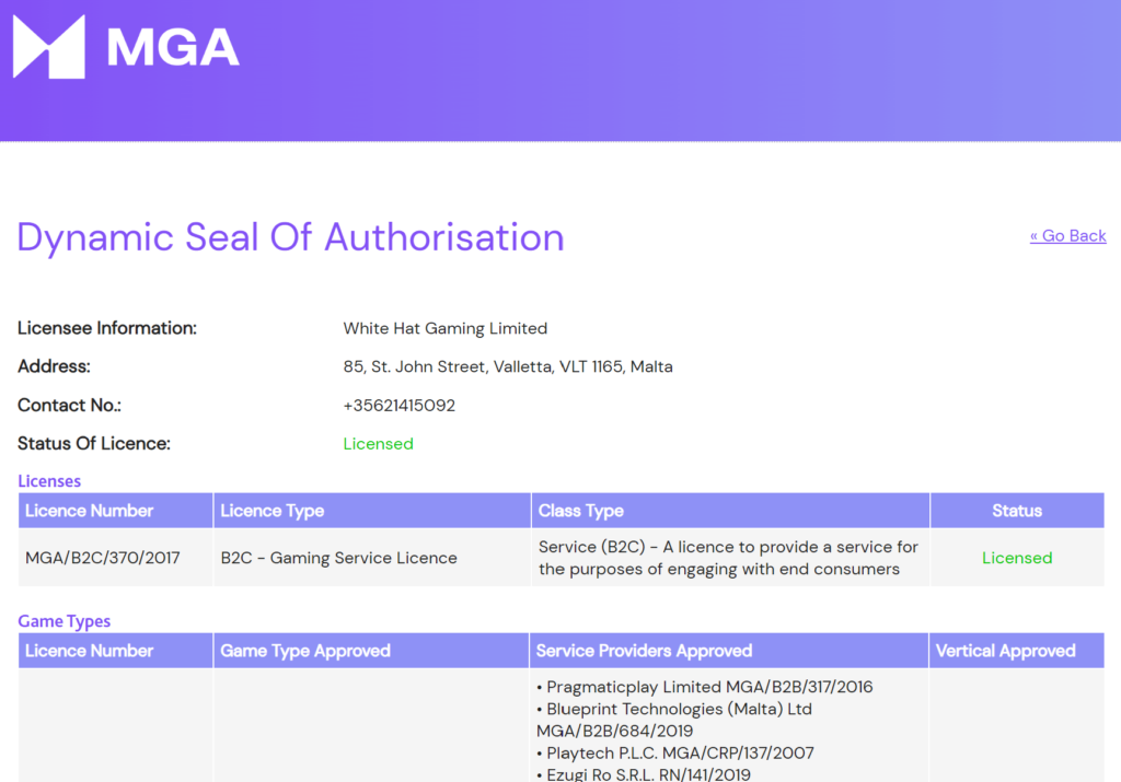 Flaksi Casinon lisenssi