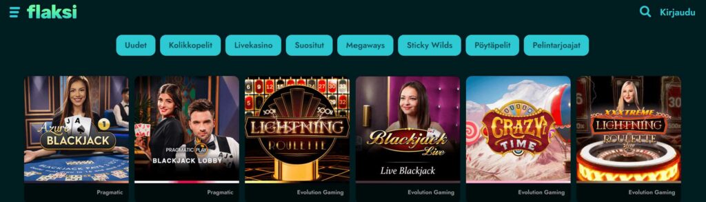 Flaksi livekasino