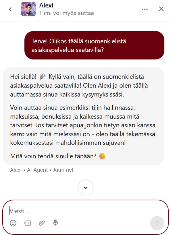 flamez asiakaspalvelu