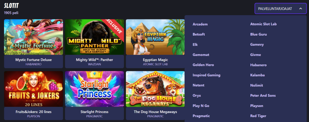 foggybet casinon kolikkopelit