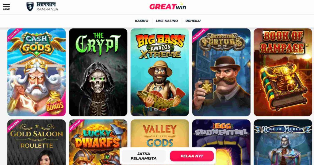 GreatWin pelit