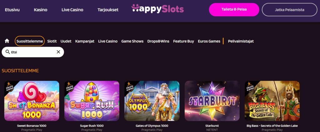 Happy Slots pelit