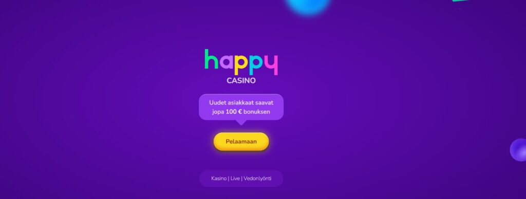 HappyCasino bonukset