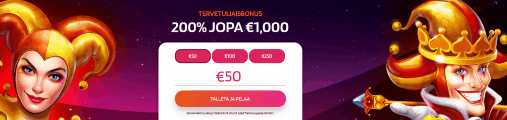 HappySpins tervetulobonus