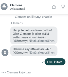 HappySpinsin asiakaspalvelu