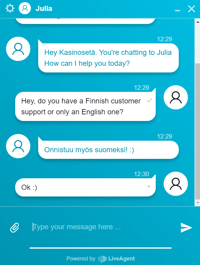 HipSpin Casino asiakaspalvelu