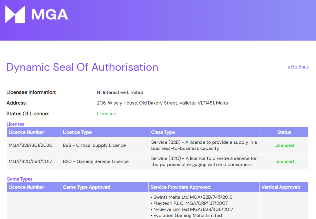 Kakadu Casinon lisenssi