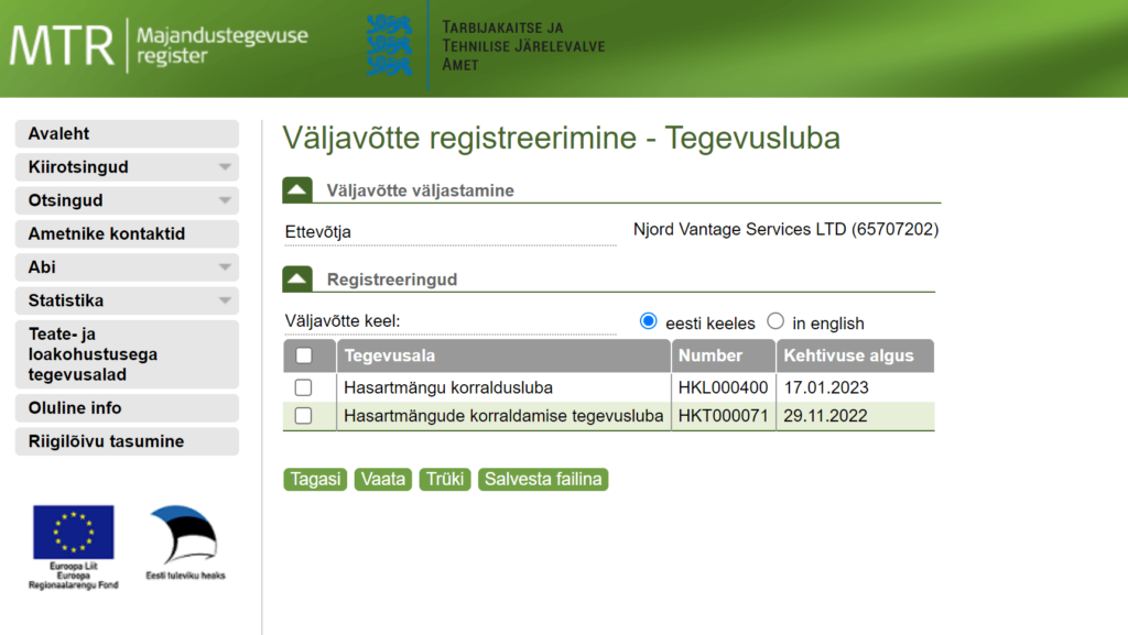 Koi Casinon lisenssi
