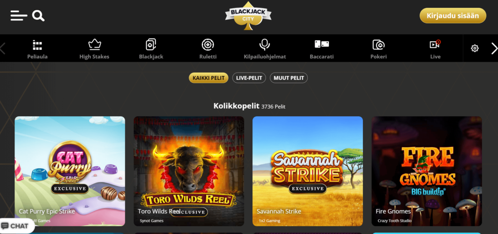 kolikkopelit blackjackcity