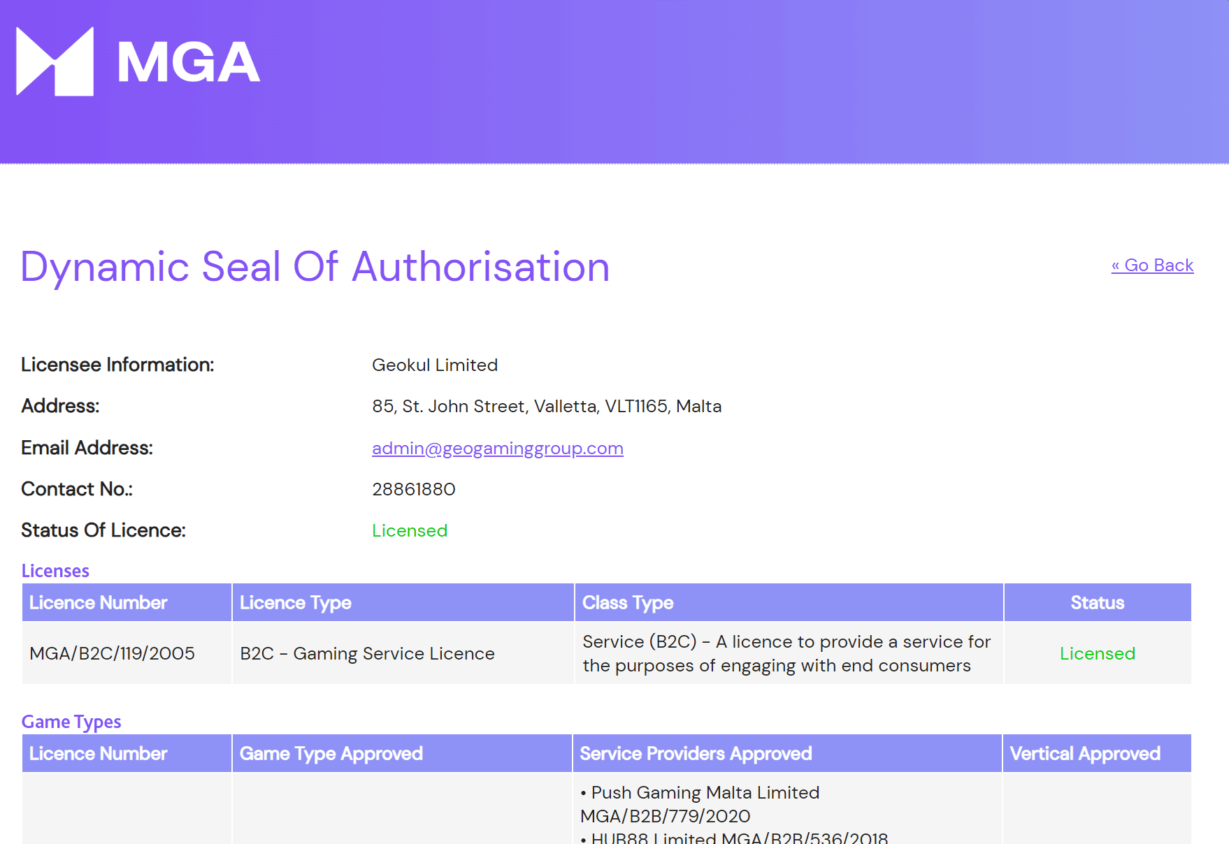 Lempi Kasinon lisenssi