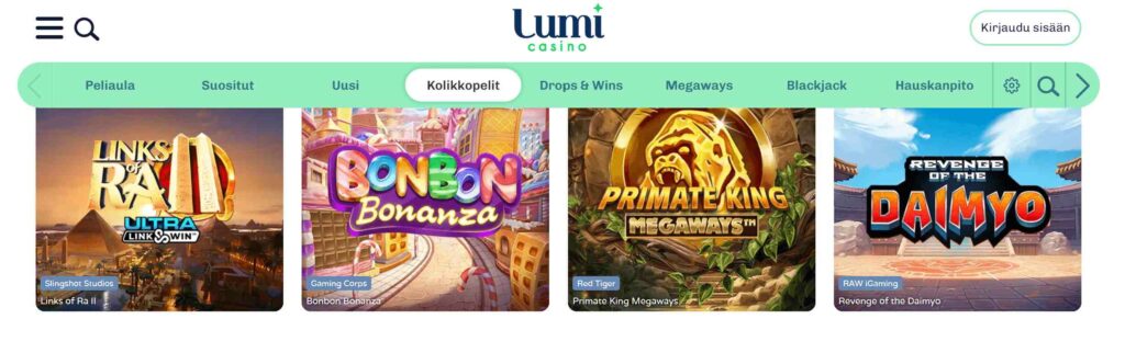 Lumi Casino pelit