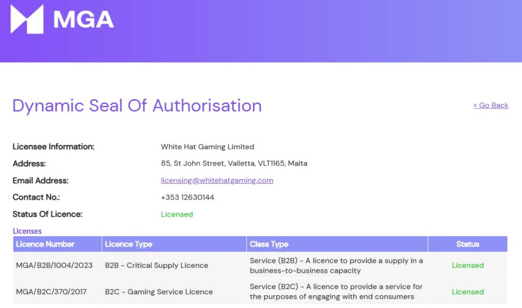 mainio kasino lisenssi