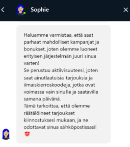 Neon Vegas asiakaspalvelu