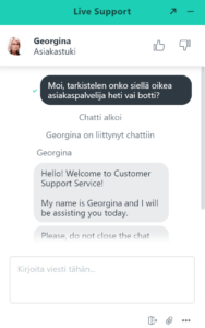 Neon54 asiakaspalvelu