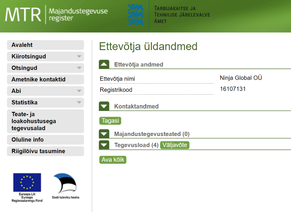 Ninja Casinon lisenssi