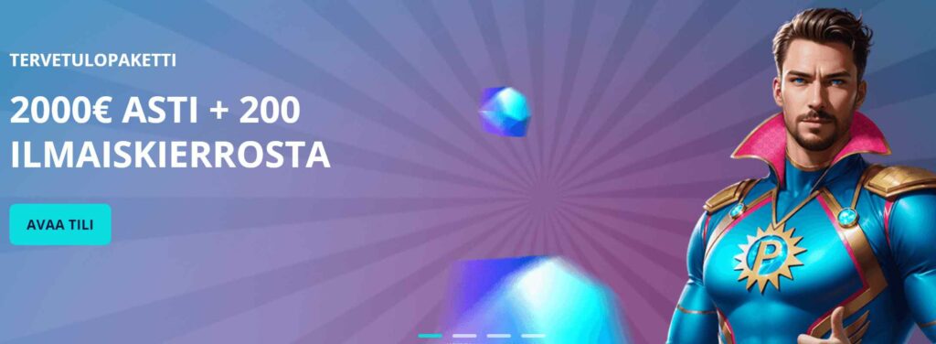 Platin Casinon tervetulobonus