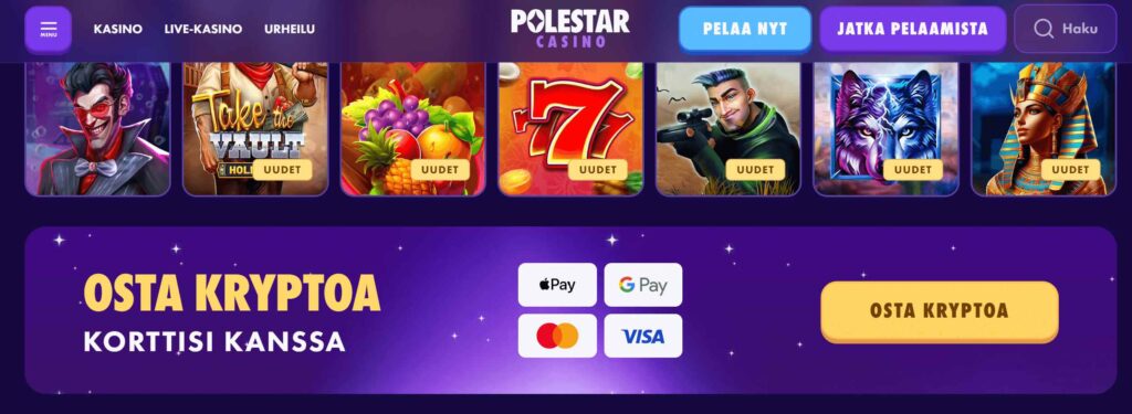 Polestar Casino ulkoasu