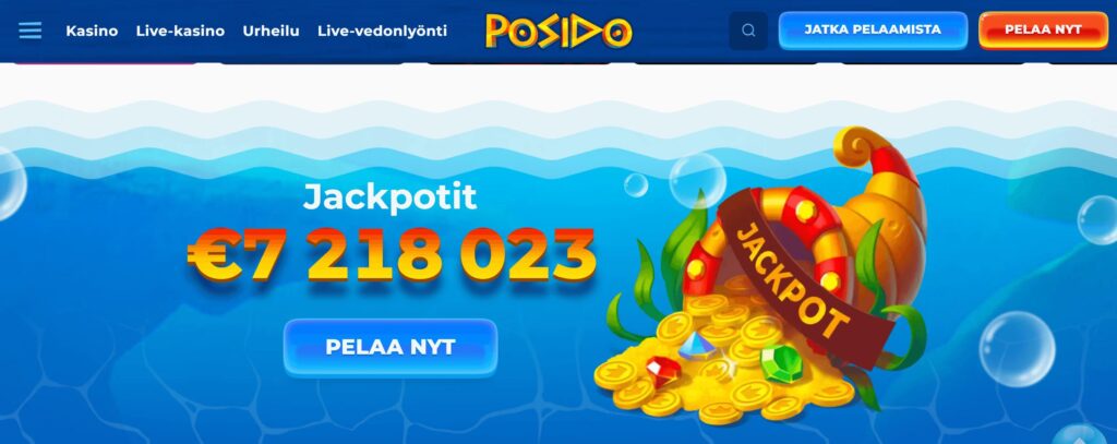 Posido Casino ulkoasu