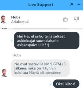 Posido Casinon asiakaspalvelu