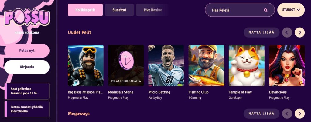 Possu Casino pelit